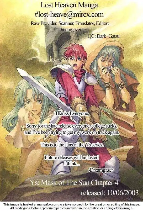 Ys Taiyou no Kamen Chapter 4 1